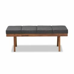 Coupon 🛒 Bedroom Benches Baxton Studio Larisa Upholstered Bedroom Bench ✔️