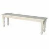Buy 🤩 Kitchen & Dining Benches International Concepts Farmhouse Bench 😀 -Indoor Benches Shop masterWWI449