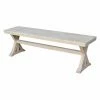 Flash Sale 🔔 Kitchen & Dining Benches International Concepts Canyon 60 In. Backless Indoor Dining Bench 😉 -Indoor Benches Shop masterWWI529
