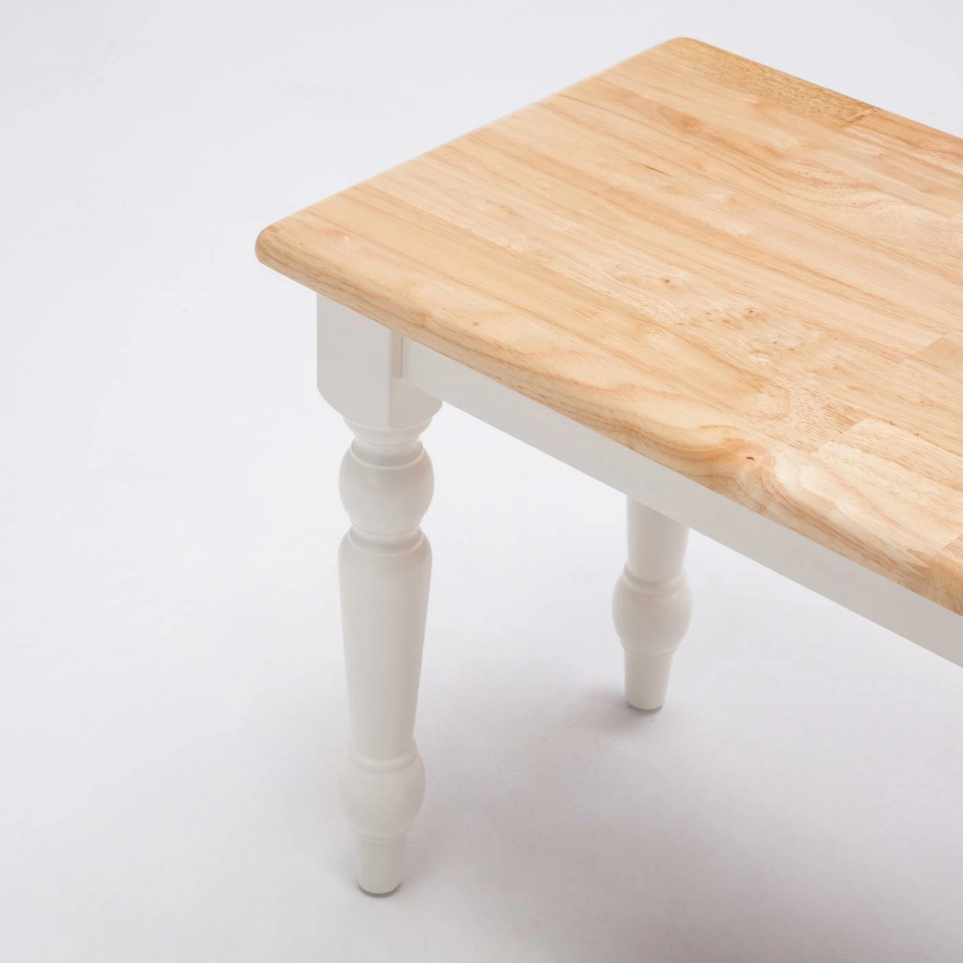 Cheapest 🔔 Kitchen & Dining Benches Boraam Farmhouse Dining Bench - White/Natural 👍 7 Cheapest 🔔 Kitchen & Dining Benches Boraam Farmhouse Dining Bench - White/Natural 👍 - Image 5