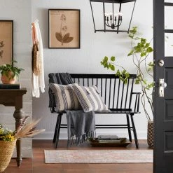 Top 10 🔔 Entryway Benches Crown Mark Jerimiah Spindleback Bench 🎉 -Indoor Benches Shop scaleCROW068