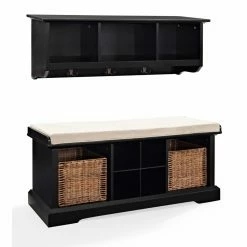 Cheap 🛒 Indoor Storage Benches Crosley Brennan 2 Piece Entryway Bench And Shelf Set ✔️ -Indoor Benches Shop scaleCRY809