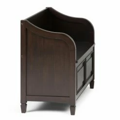 Top 10 ✔️ Brooklyn & Max Entryway Benches Brooklyn + Max Somerset Solid Wood Entryway Storage Bench 😀 -Indoor Benches Shop scaleSIMP1206