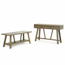 Deals 🛒 Brooklyn & Max Entryway Benches Brooklyn + Max Everly Solid Pine Wood Entryway Bench 🔥 -Indoor Benches Shop scaleSIMP1220