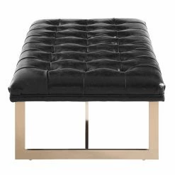 Best reviews of 🛒 Bedroom Benches TOV Furniture Oppland Faux Leather Bench 🎉 -Indoor Benches Shop scaleTOVF144
