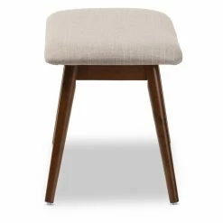 Buy 🎁 Kitchen & Dining Benches Baxton Studio Flora Upholstered Backless Dining Bench 🤩 -Indoor Benches Shop scaleWSI4325