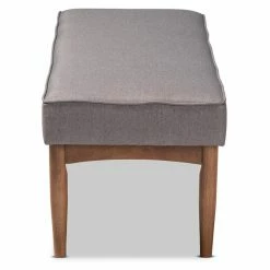 Outlet 🤩 Kitchen & Dining Benches HN Home Cranbrook Mid-Century Modern Upholstered Dining Bench 🧨 -Indoor Benches Shop scaleWSI4546